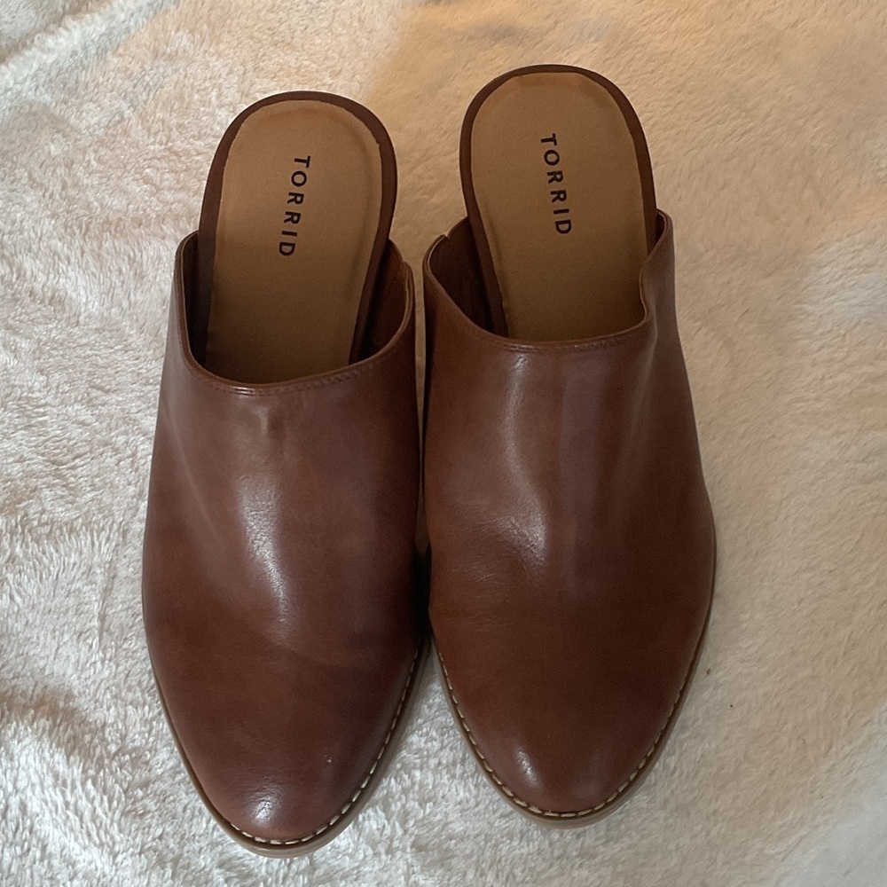 Torrid Chestnut pleather  Slip-On Shoes